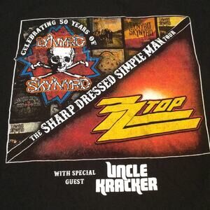 Lynyrd Skynyrd The Sharp Dressed Simple Man Tour Band T-shirt L